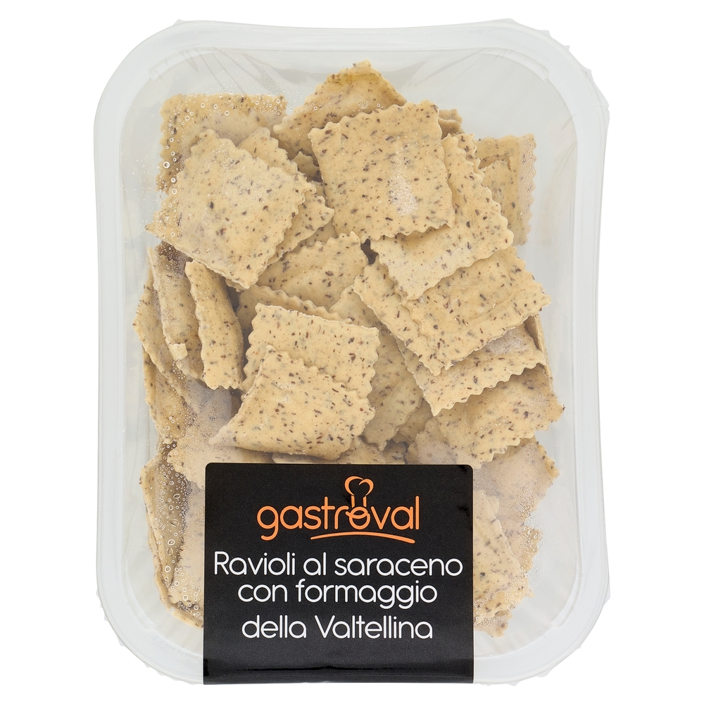 gastroval Ravioli al saraceno con formaggio della Valtellina 250 g